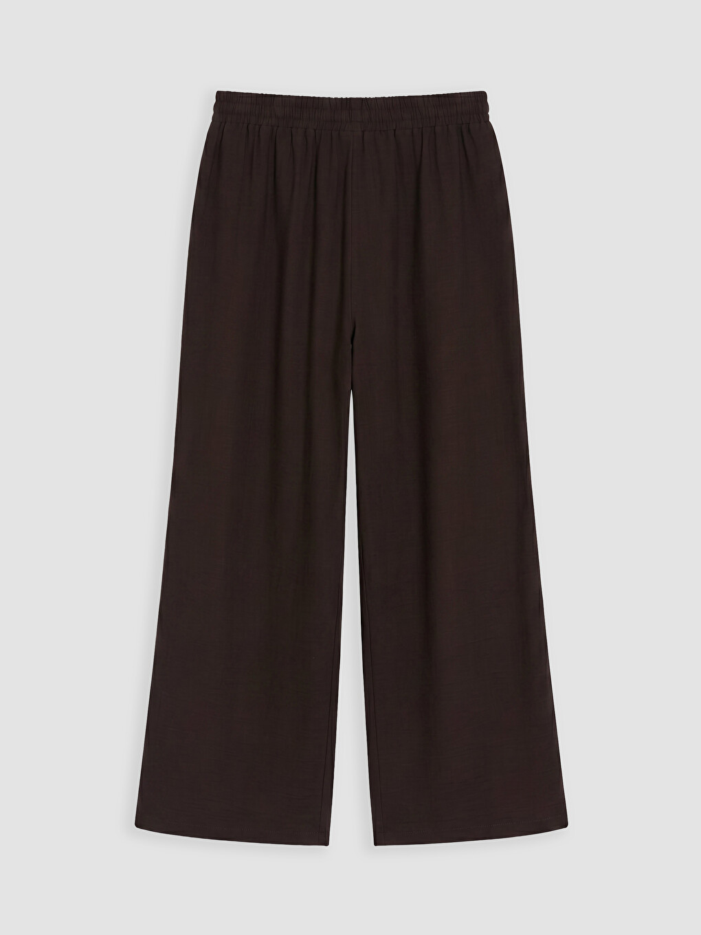 Femër Ngjyre Kafe Pantallona-5