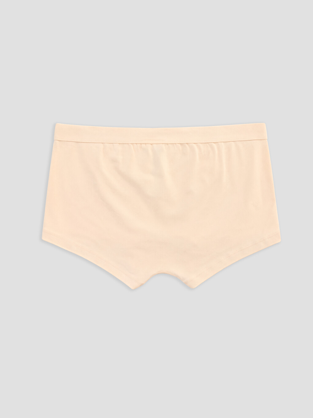 Bej Yüksek Bel Boxer Külot-1
