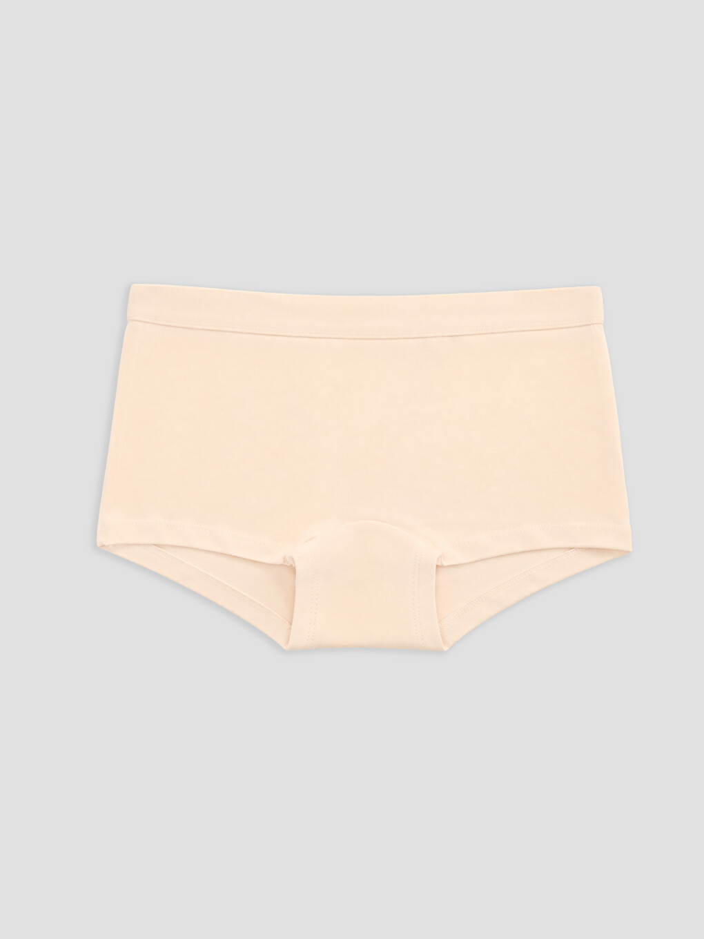Bej Yüksek Bel Boxer Külot