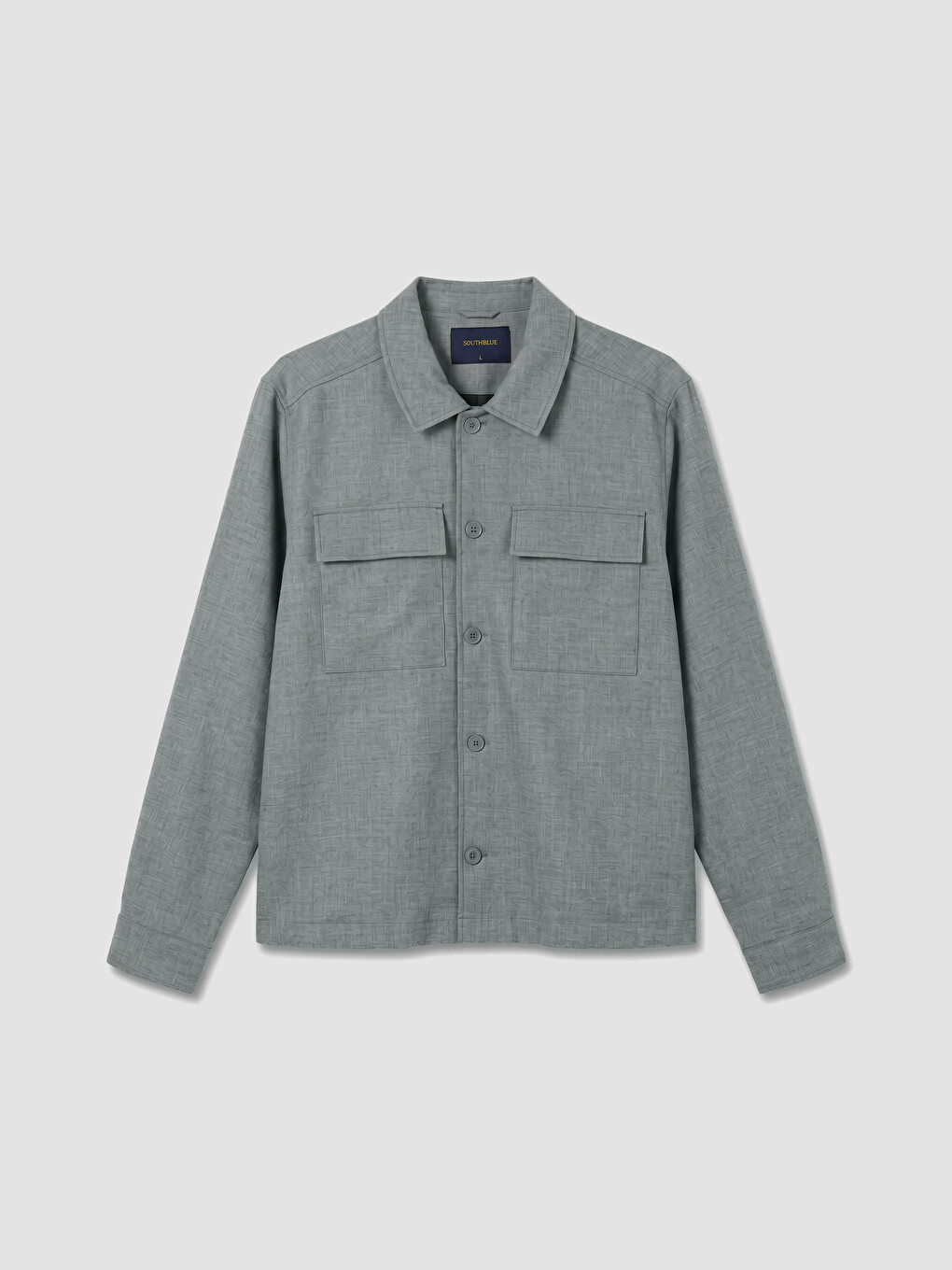 Regular Fit Shirt Collar Men's Shirt Jacket-4