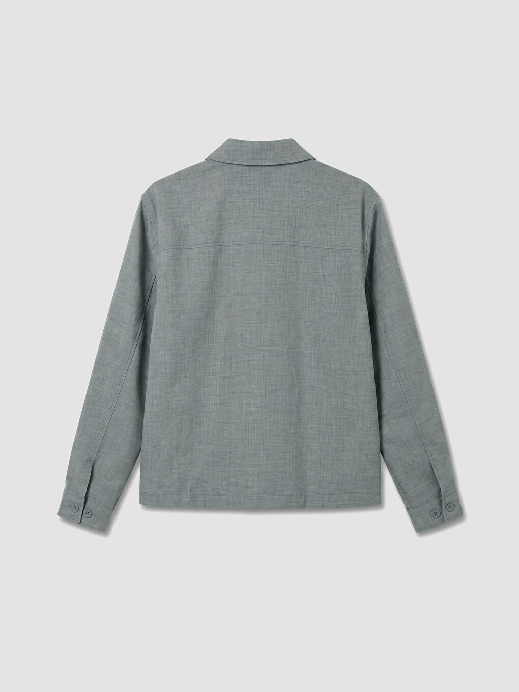 Regular Fit Shirt Collar Men's Shirt Jacket-7