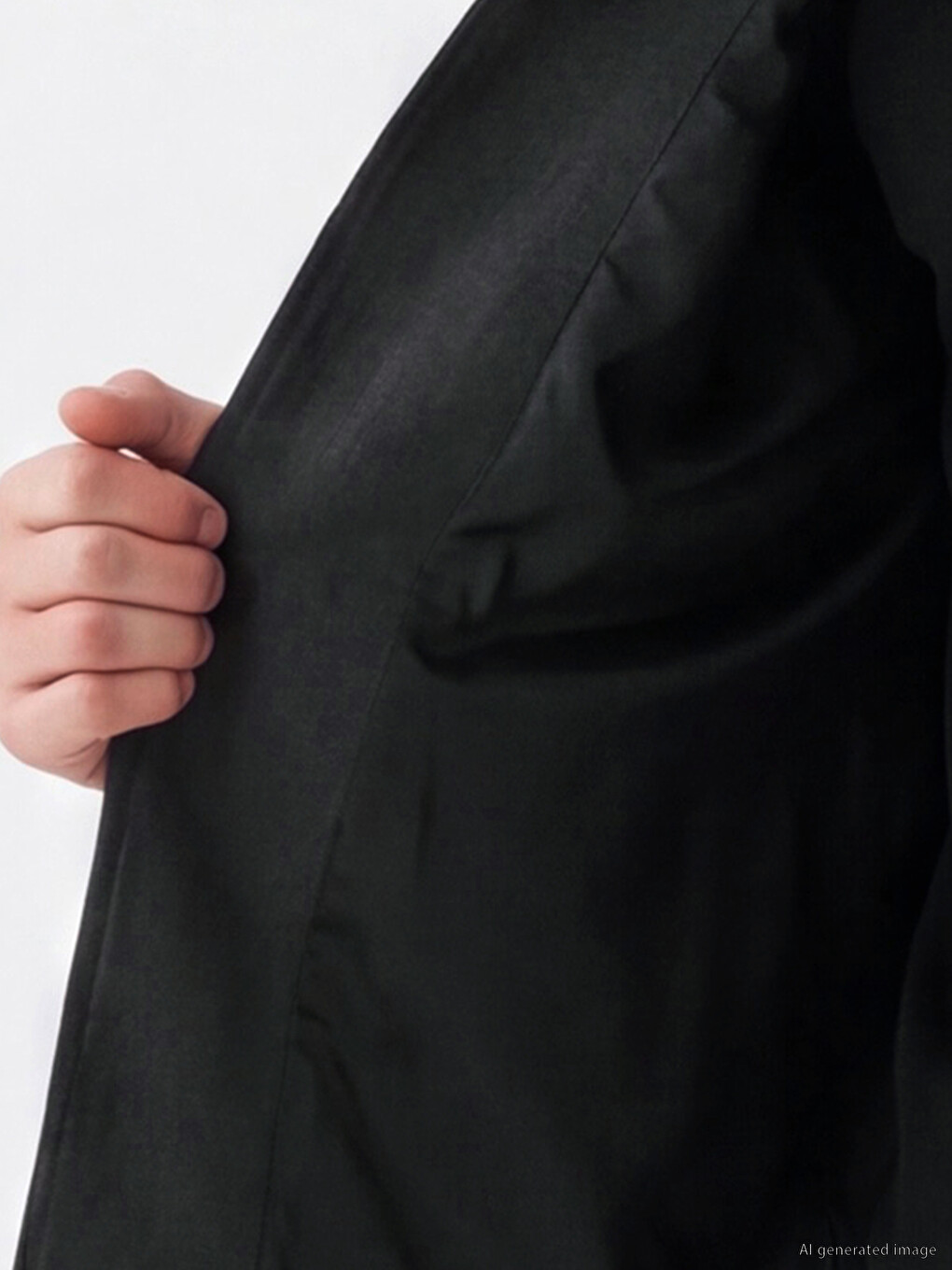 Regular Fit Shirt Collar Men's Coat-2