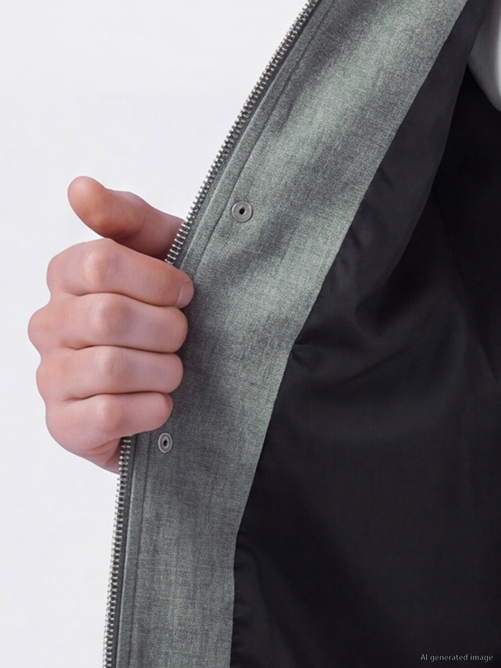 Regular Fit Shirt Collar Men's Shirt Jacket-2