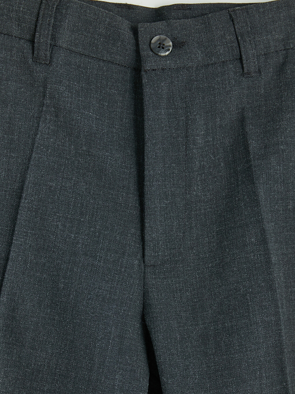 Regular Fit Dobby Men's Trousers-5