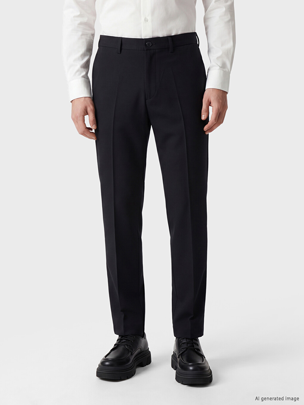 Pantaloni Bleumarin Bărbat-1