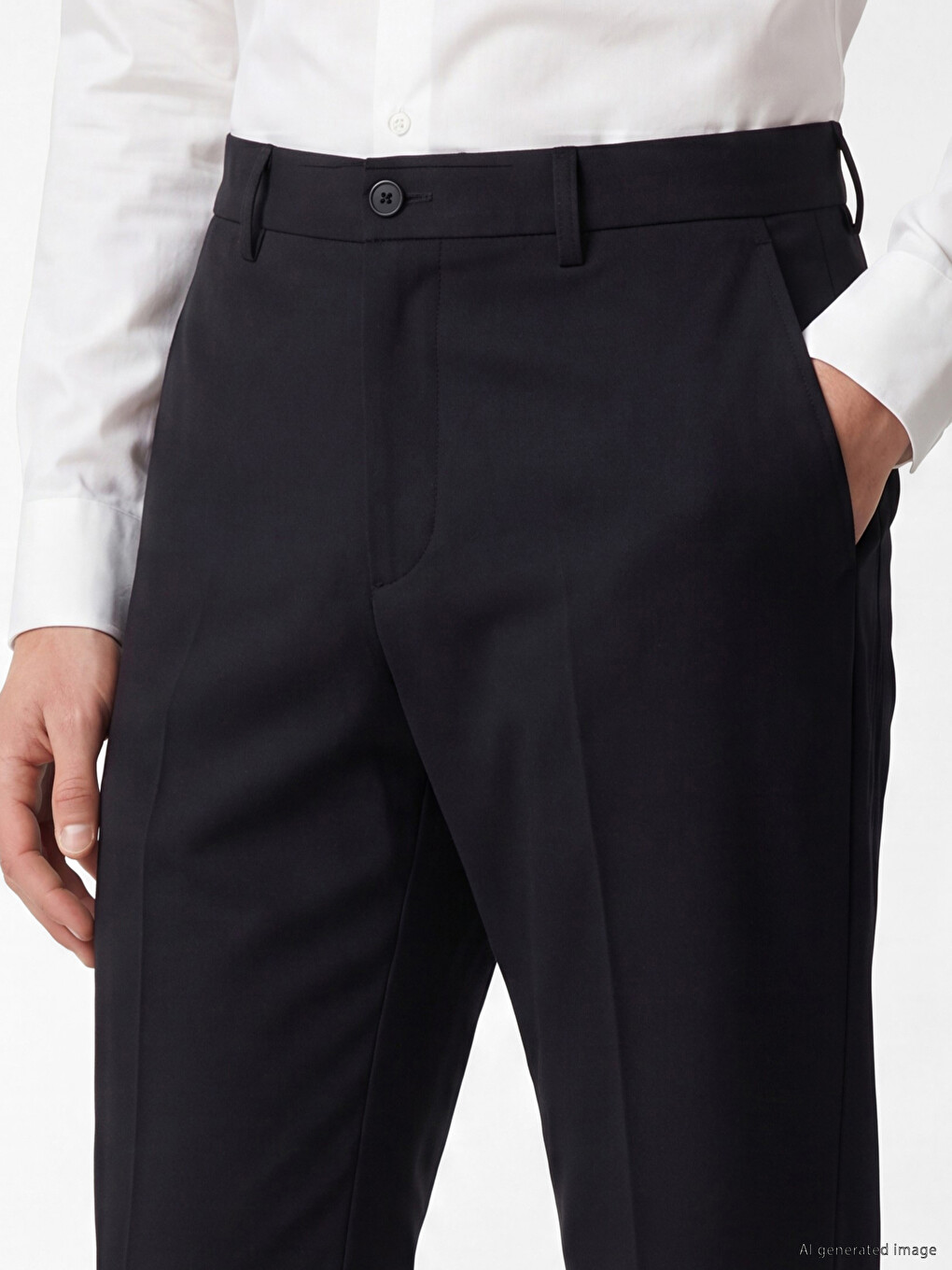 Pantaloni Bleumarin Bărbat-2
