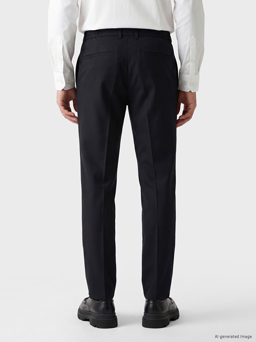 Pantaloni Bleumarin Bărbat-3