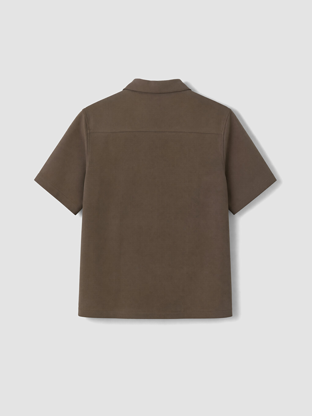 Lyocell Blended Resort Collar Men's Shirt-5