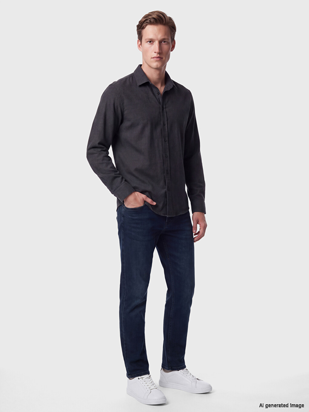 Man Anthracite Shirt-1