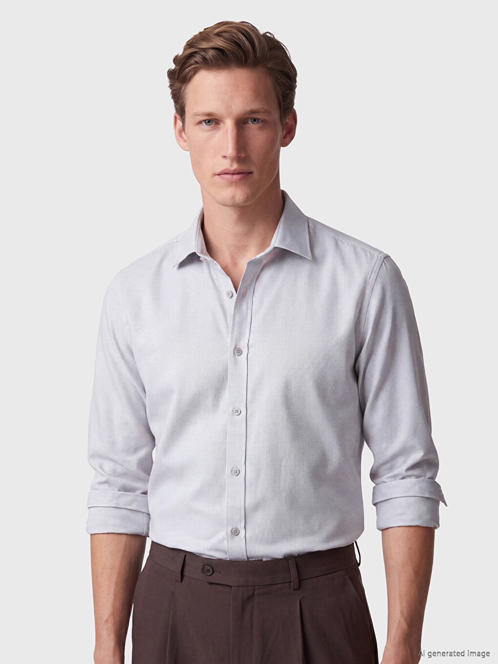 Man Grey Shirt