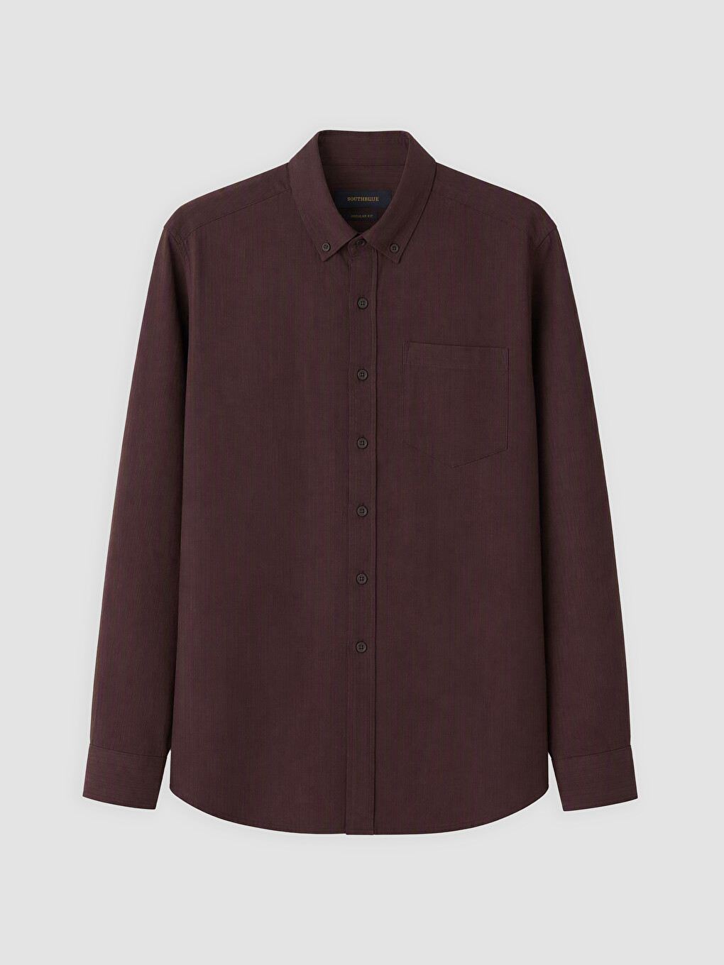 Bordo Regular Fit Erkek Gömlek-4