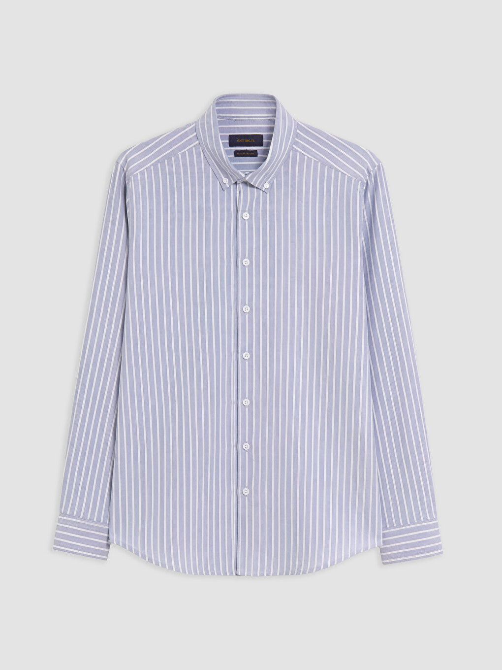 Regular Fit Striped Oxford Men's Shirt-4