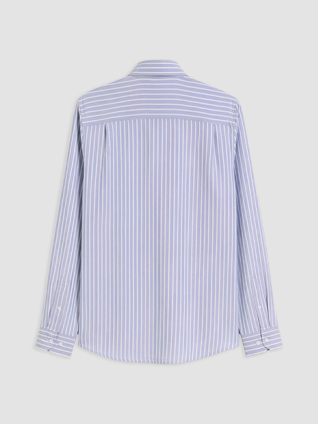 Regular Fit Striped Oxford Men's Shirt-5