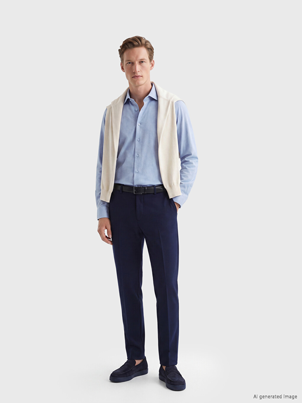 Standard Fit Gabardine Men's Shirt-1