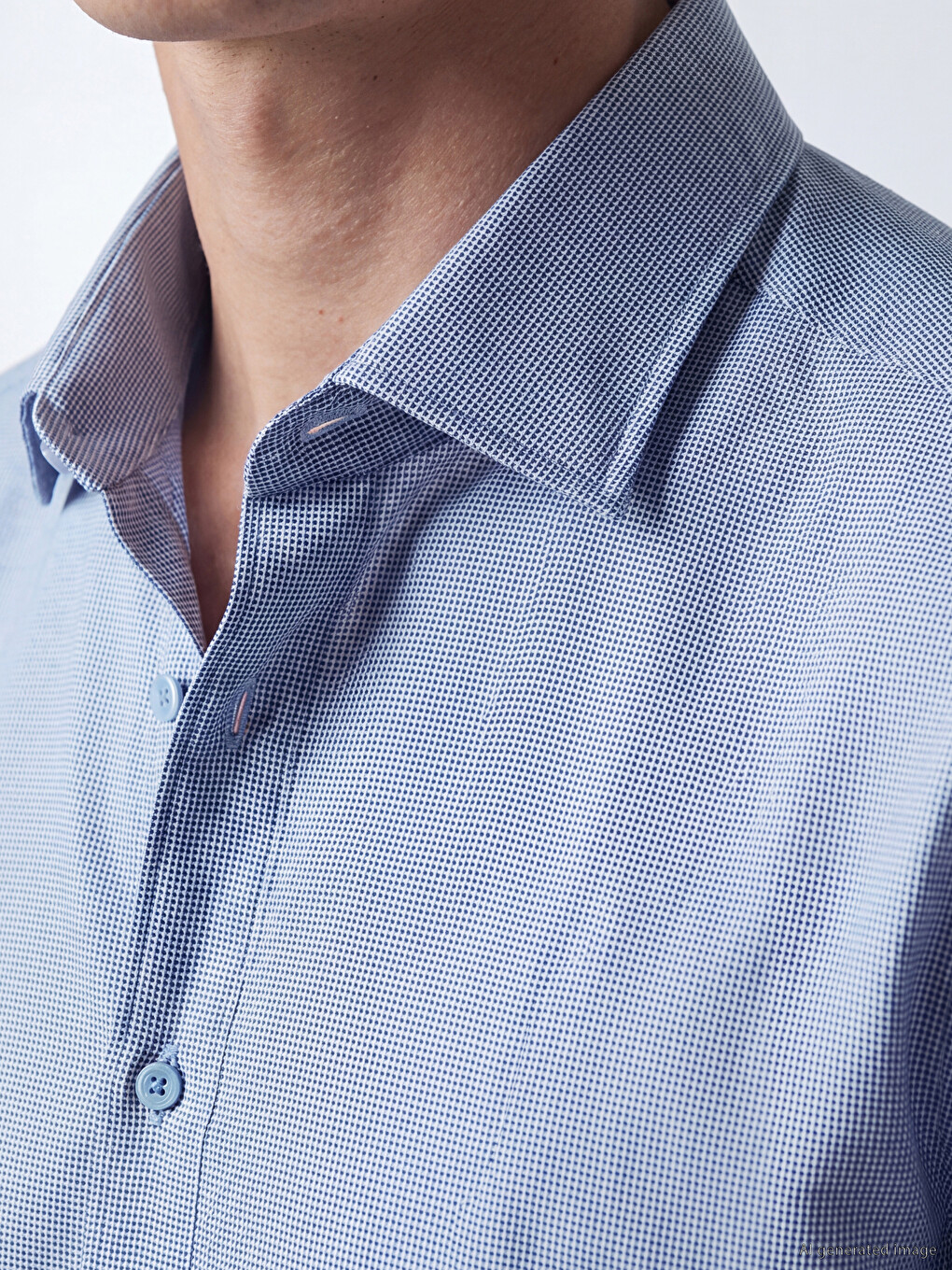 Standard Fit Gabardine Men's Shirt-2