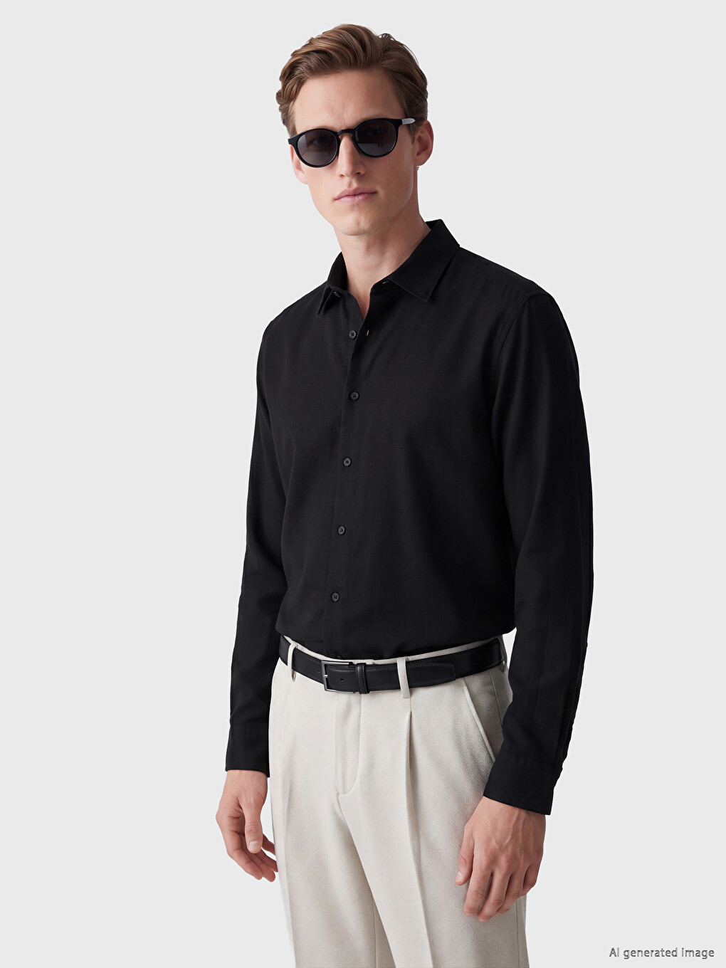 Regular Fit Gabardine Men's Shirt