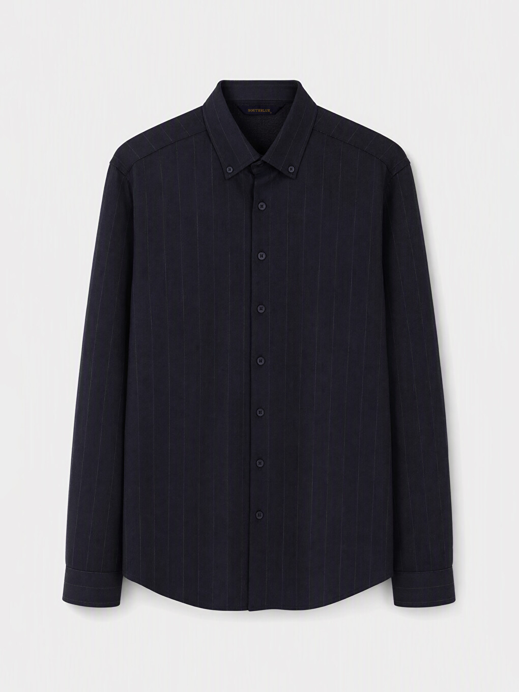 Lacivert Slim Fit Çizgili Erkek Gömlek