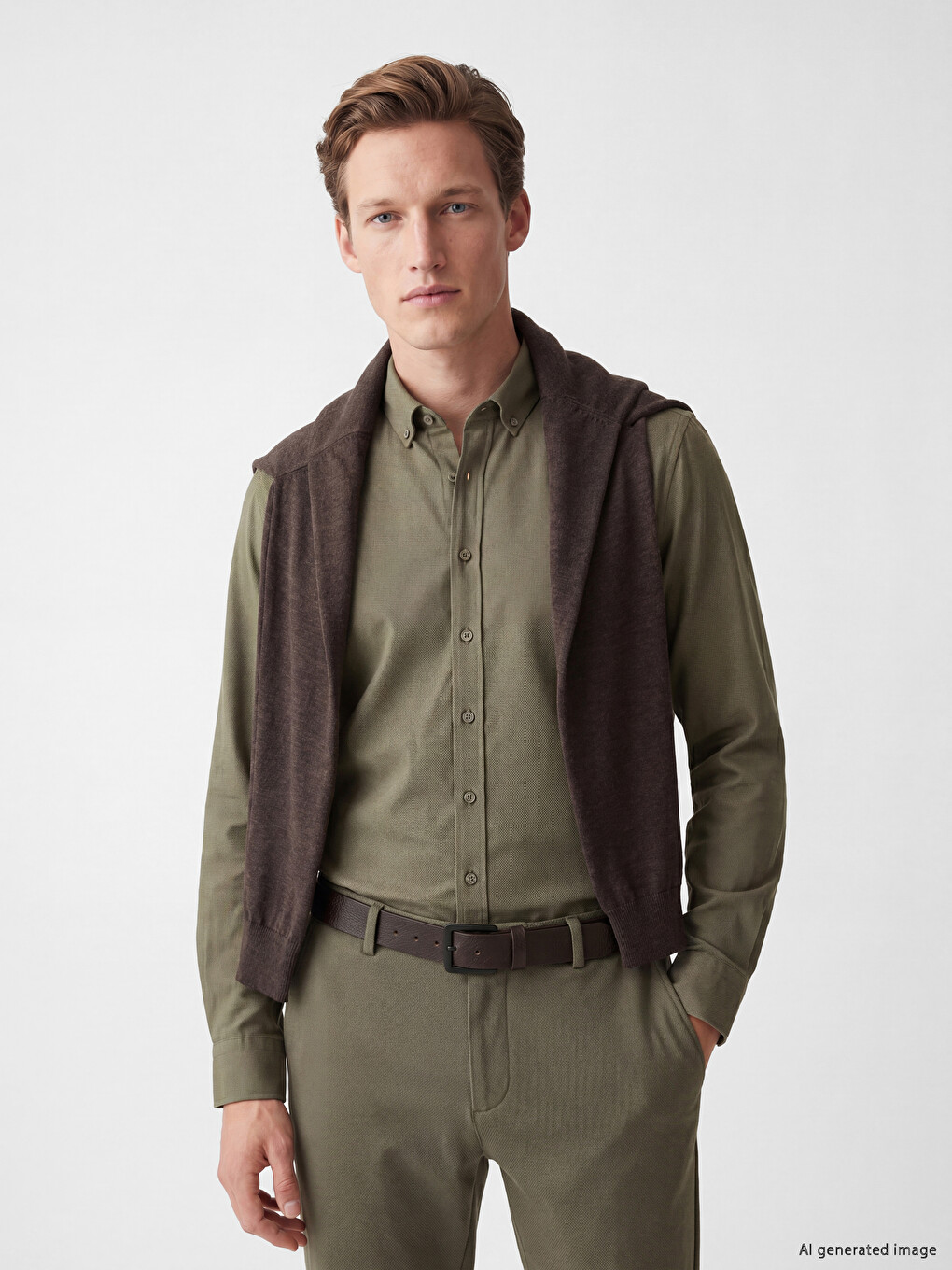 Regular Fit Dobby Men's Shirt