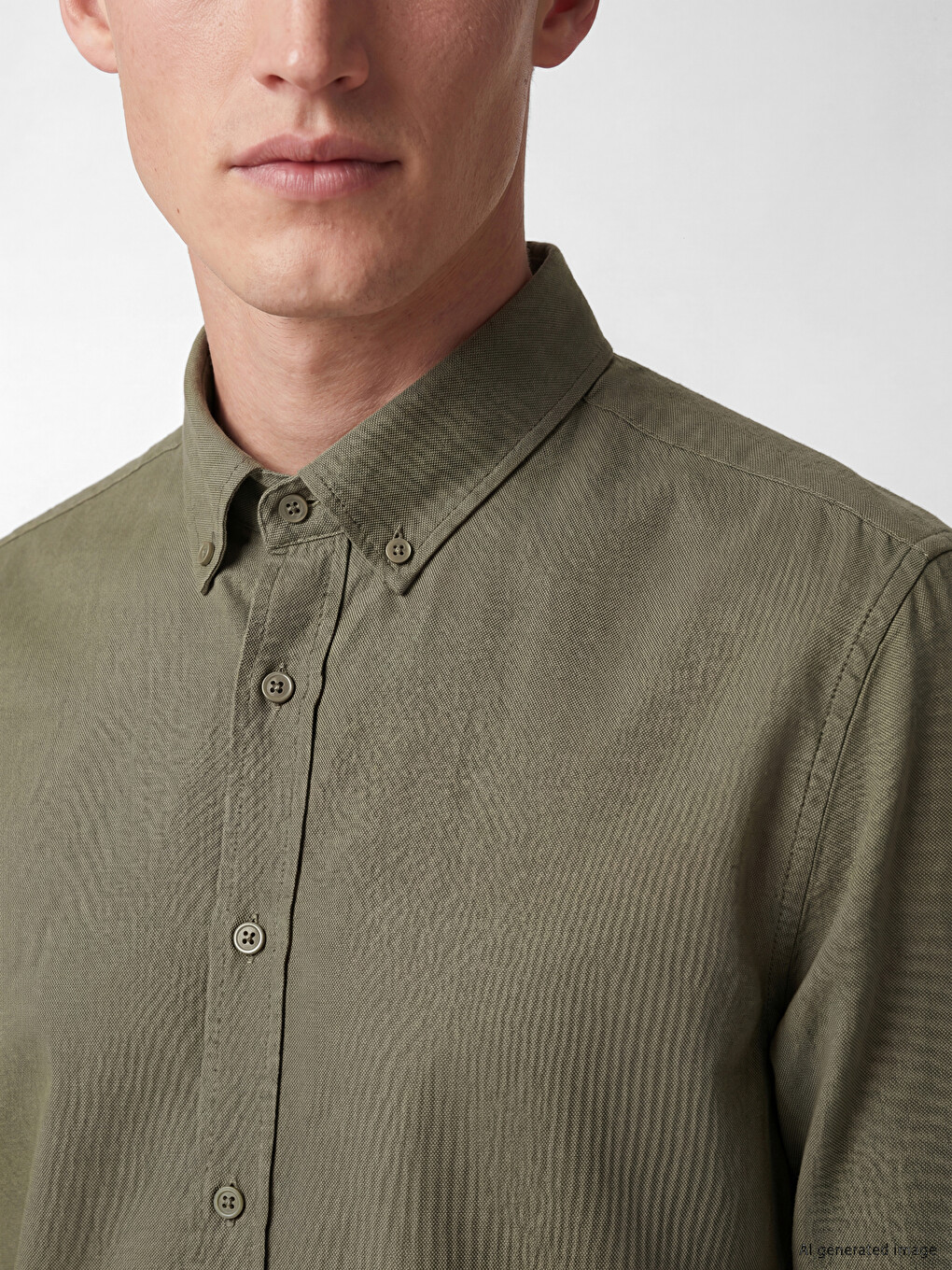 Regular Fit Dobby Men's Shirt-2