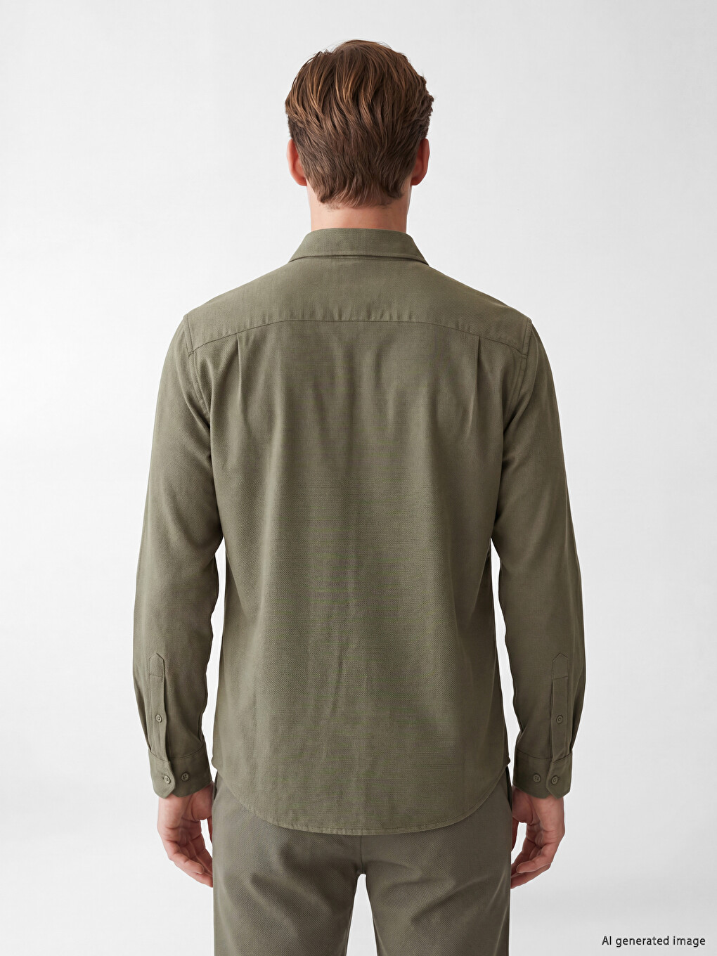 Regular Fit Dobby Men's Shirt-3