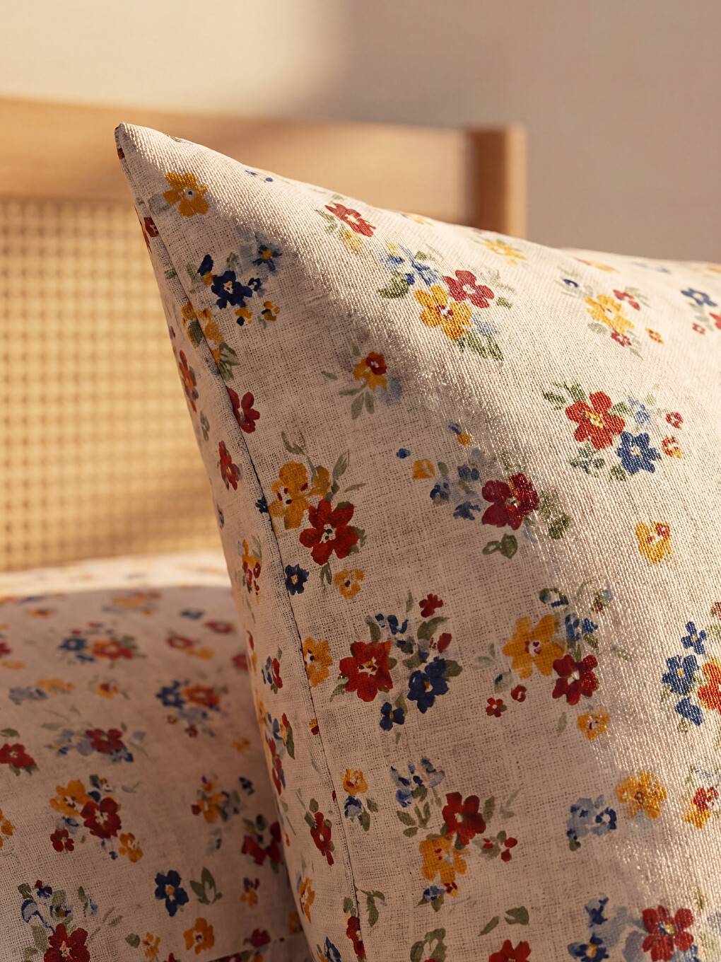 Set Husă De Pilotă Dublă Cu Model Floral-1