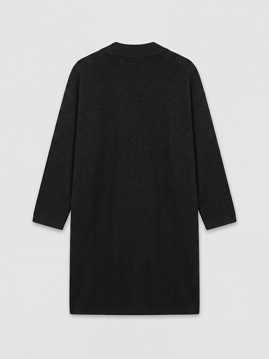 Şal Yaka Oversize Kadın Triko Hırka-5