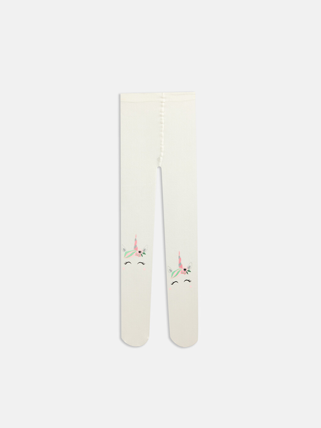 Patterned Girls' Tights 2 Pack-3