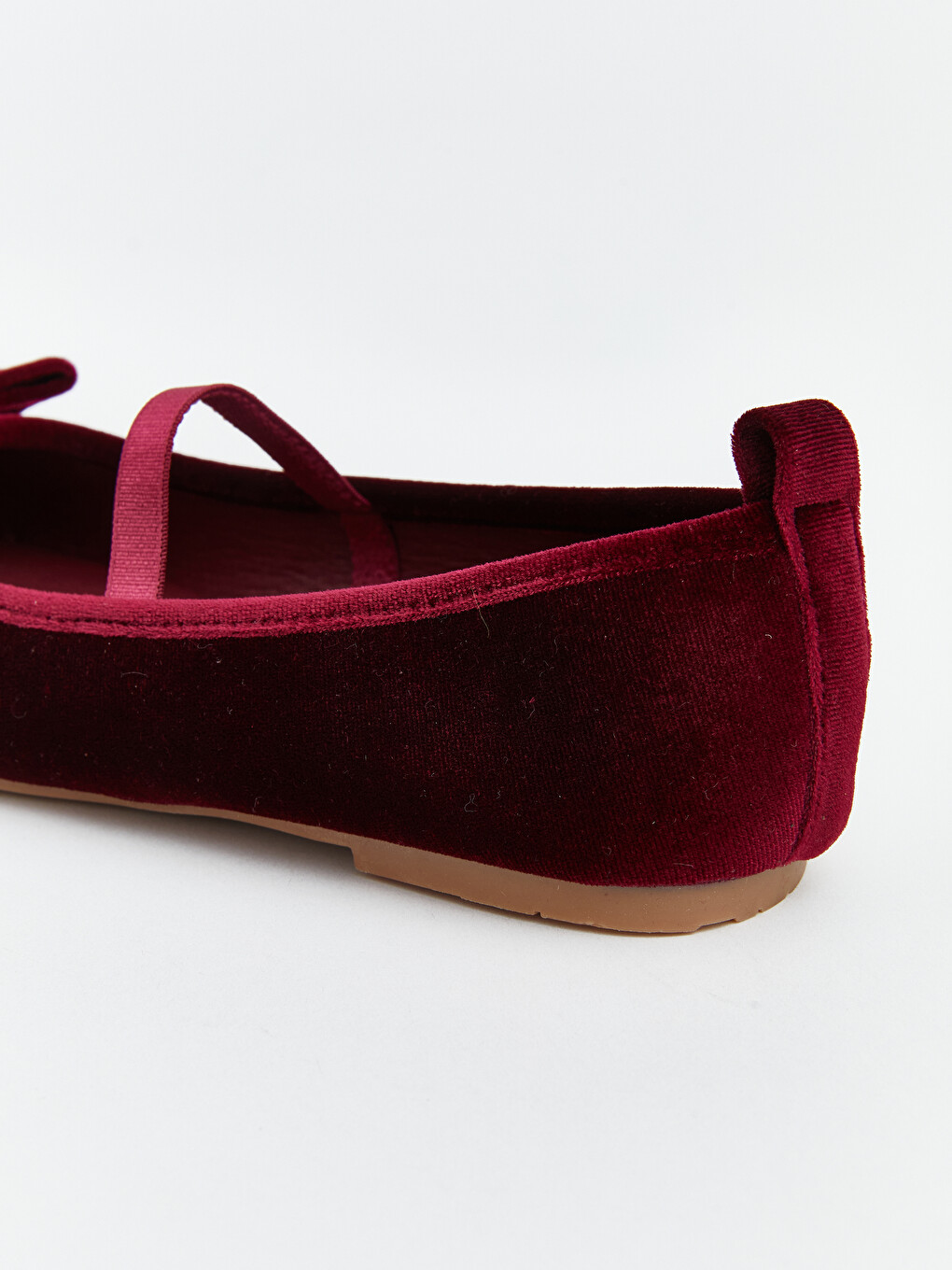 Girl Bordeaux Ballet Flats-1