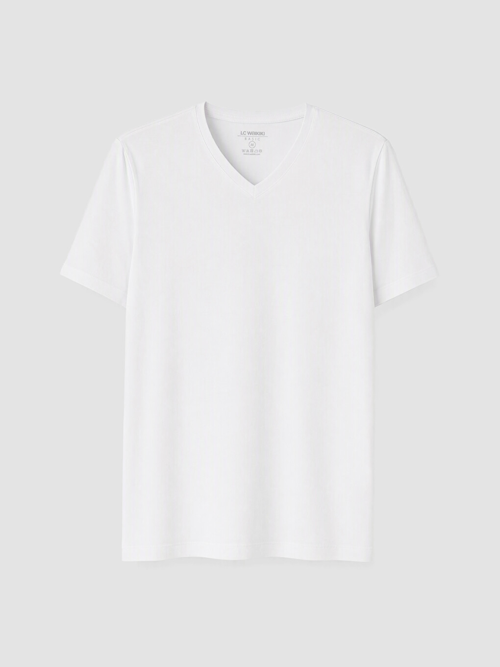 V Neck Jersey Men's T-shirt-4