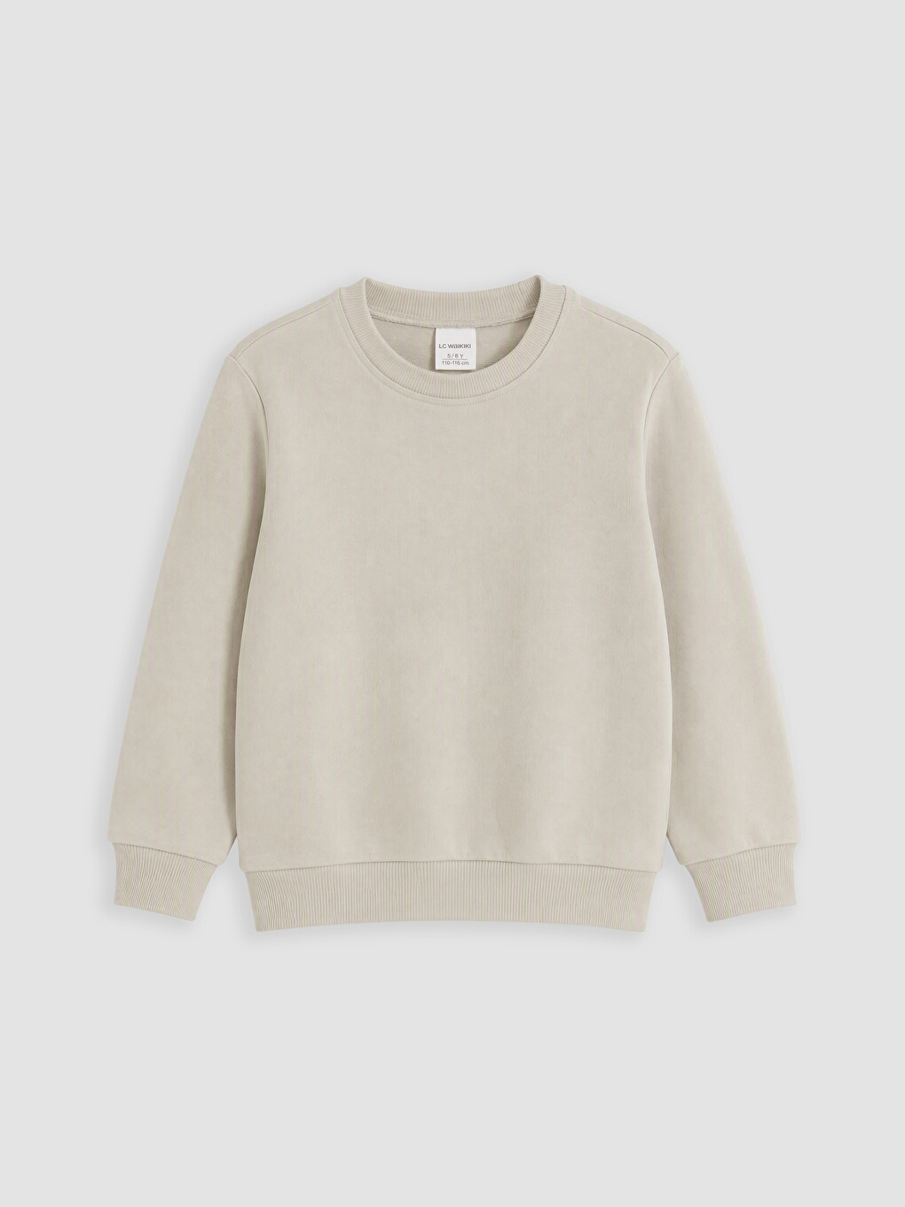 Haki Bisiklet Yaka Erkek Çocuk Sweatshirt 2'li-1