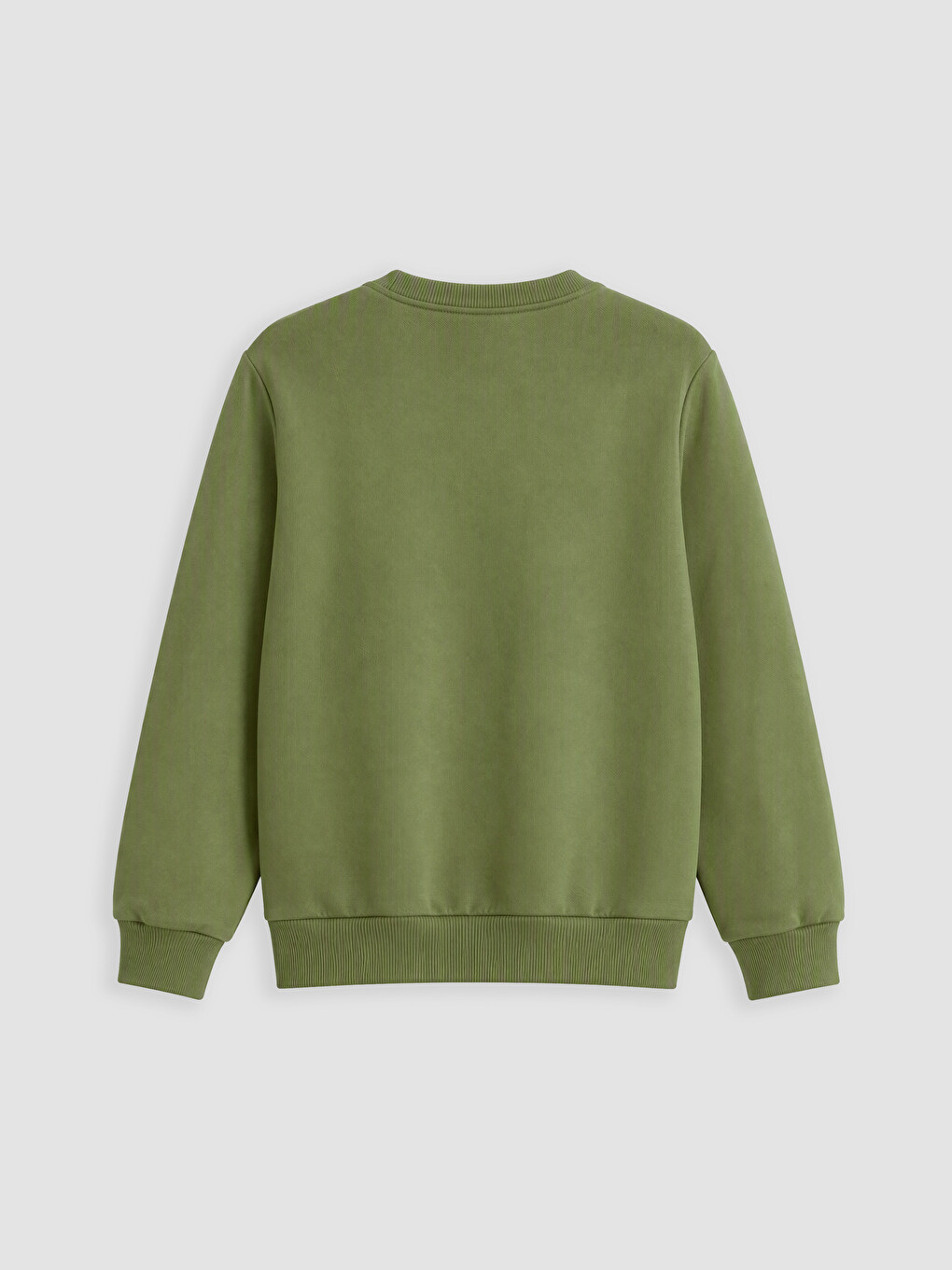 Haki Bisiklet Yaka Erkek Çocuk Sweatshirt 2'li-6