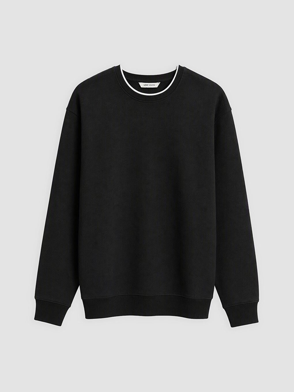 Crew Neck Men's Thick Sweatshirt