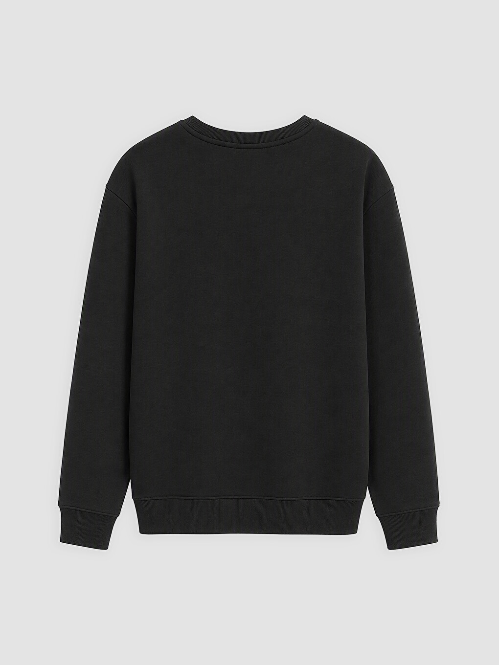 Crew Neck Men's Thick Sweatshirt-1