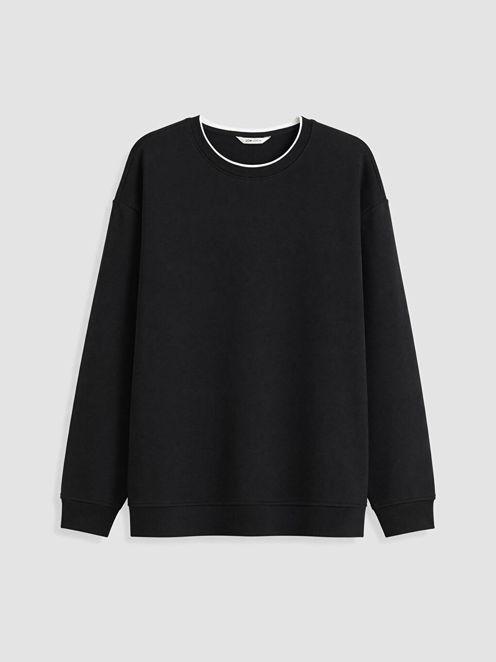 Crew Neck Men's Thick Sweatshirt-5