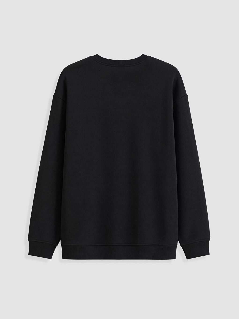 Crew Neck Men's Thick Sweatshirt-7