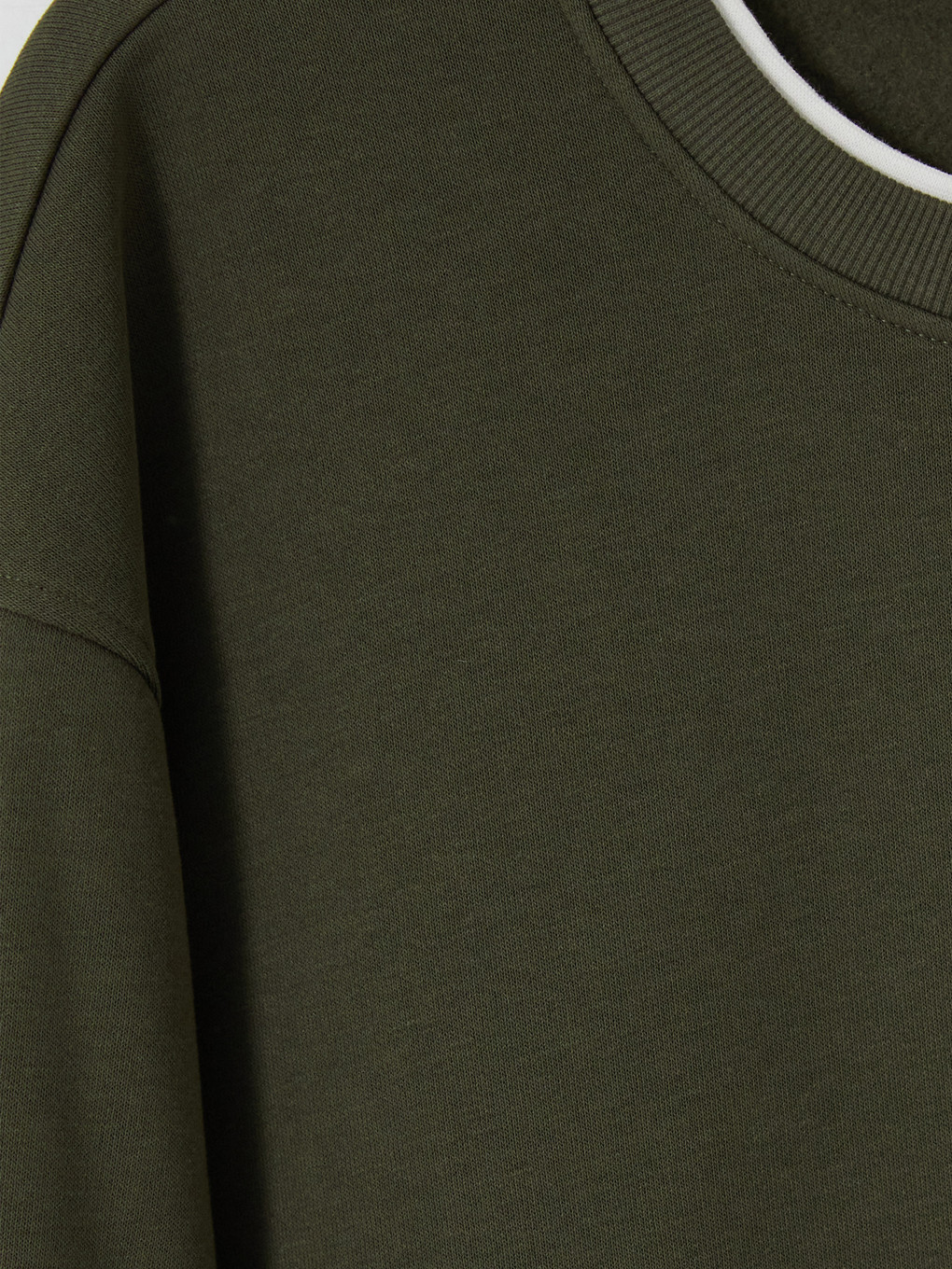 Crew Neck Men's Thick Sweatshirt-4