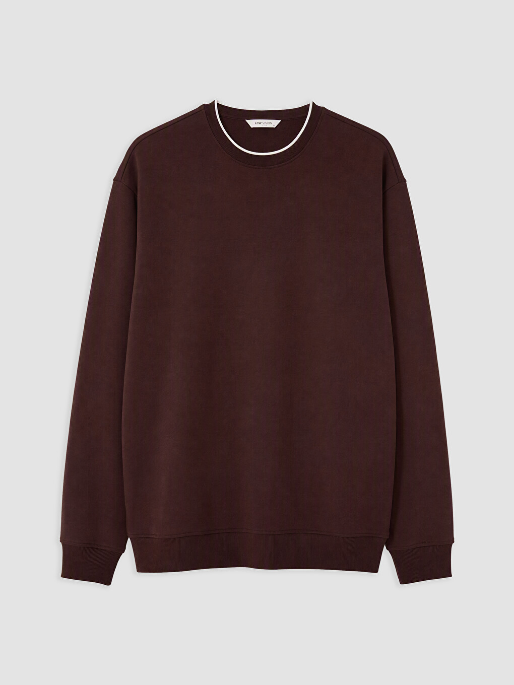 Crew Neck Men's Thick Sweatshirt-3
