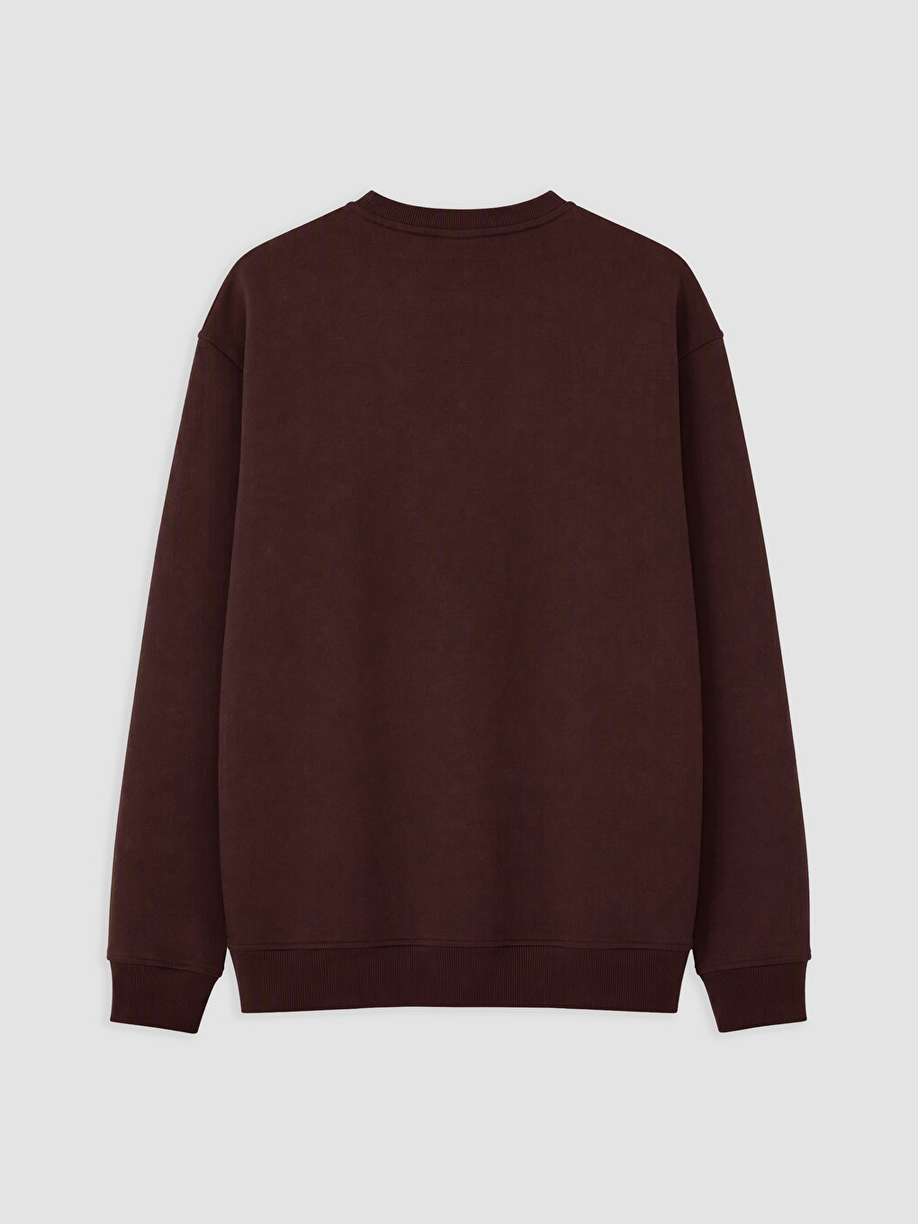 Crew Neck Men's Thick Sweatshirt-4