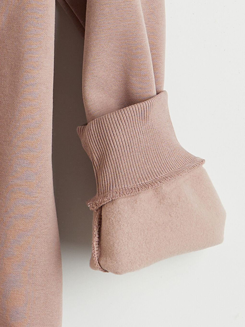 Kahverengi Bisiklet Yaka Erkek Sweatshirt-2