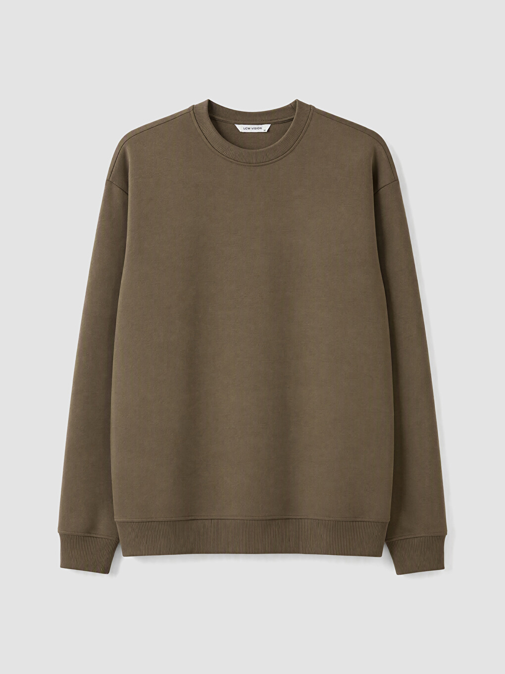 Crew Neck Men's Thick Sweatshirt