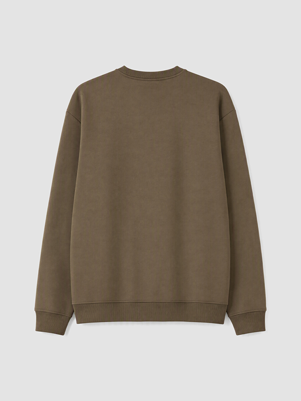Crew Neck Men's Thick Sweatshirt-3