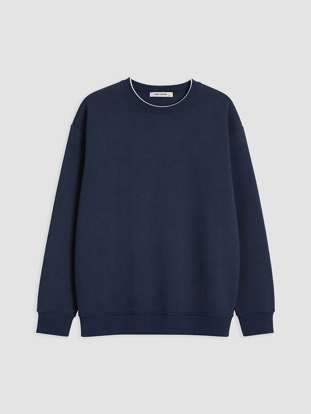Crew Neck Men's Thick Sweatshirt-4