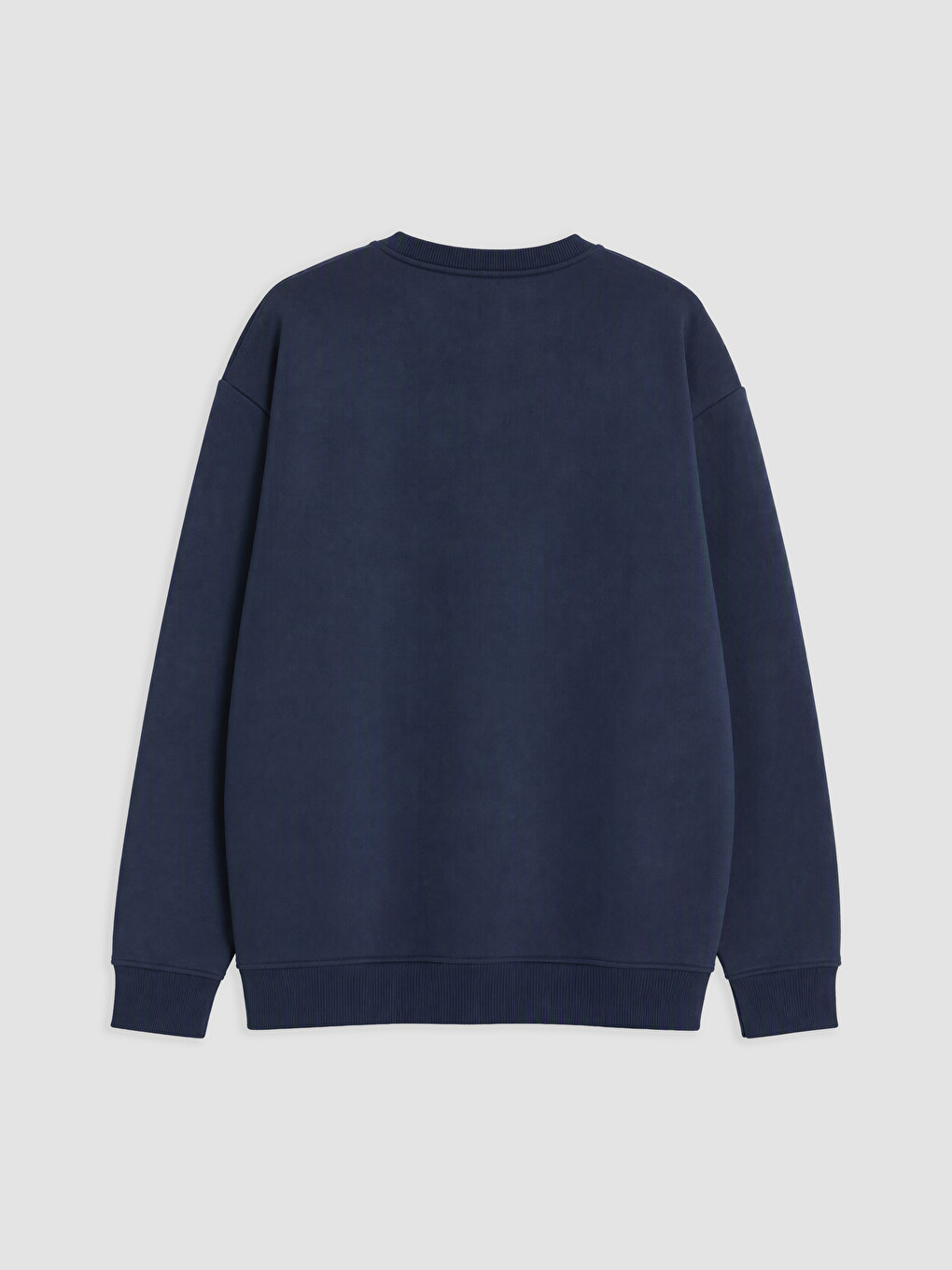 Crew Neck Men's Thick Sweatshirt-5
