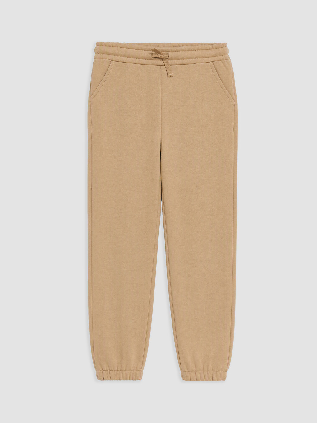 Boy Beige Jogger Sweatpants