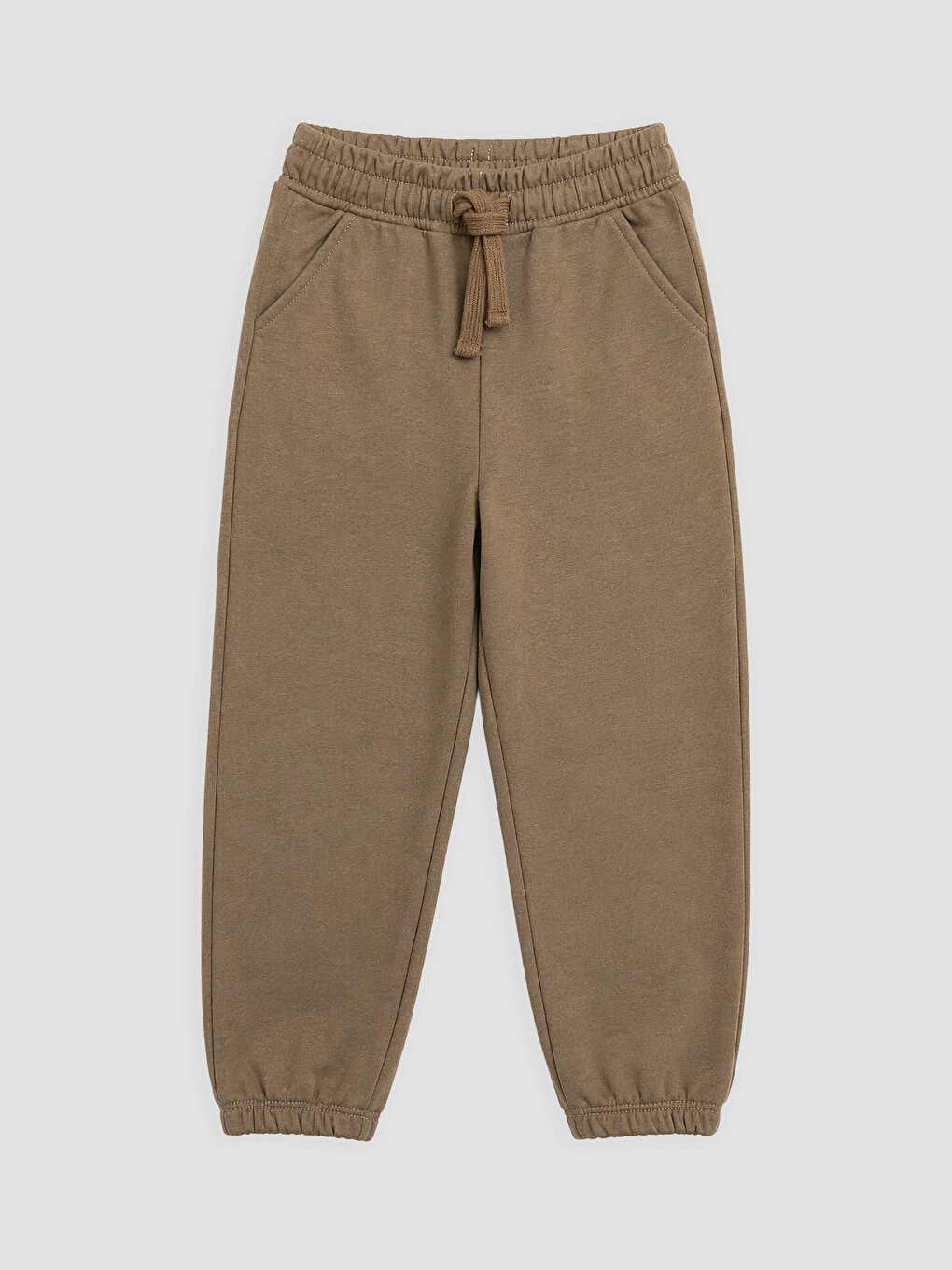Boy Beige Jogger Sweatpants
