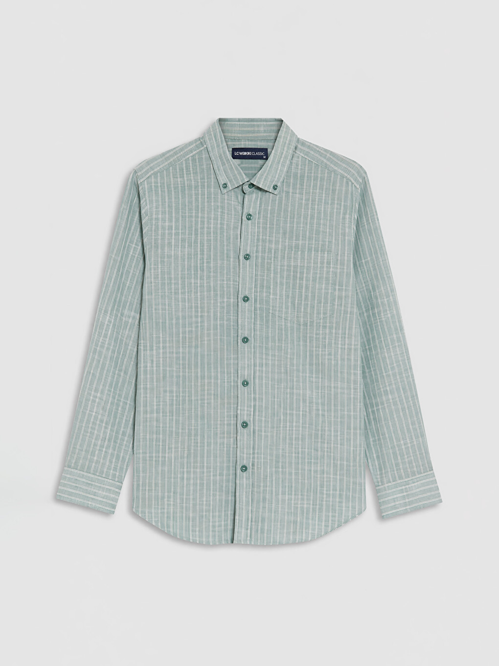 Standard Fit Striped Textured Men's Shirt-3