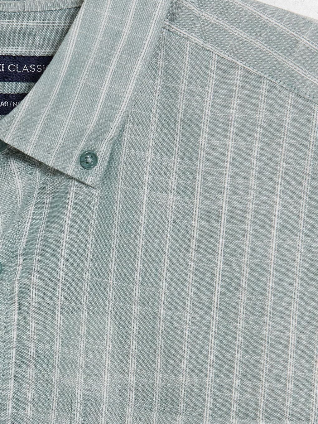 Standard Fit Striped Textured Men's Shirt-5