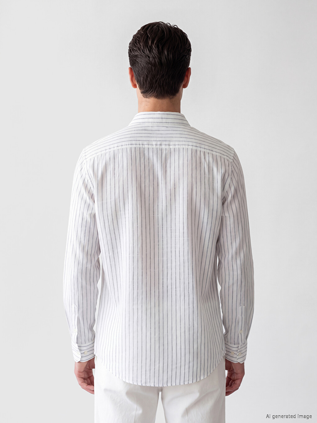 Standard Fit Striped Men's Shirt-2