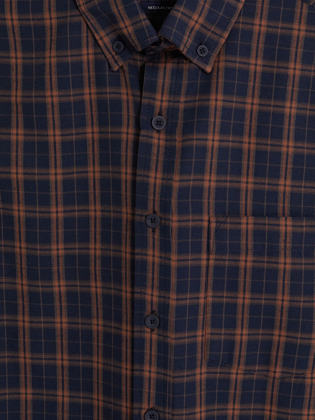 Kahverengi Regular Fit Gabardin Erkek Gömlek-4