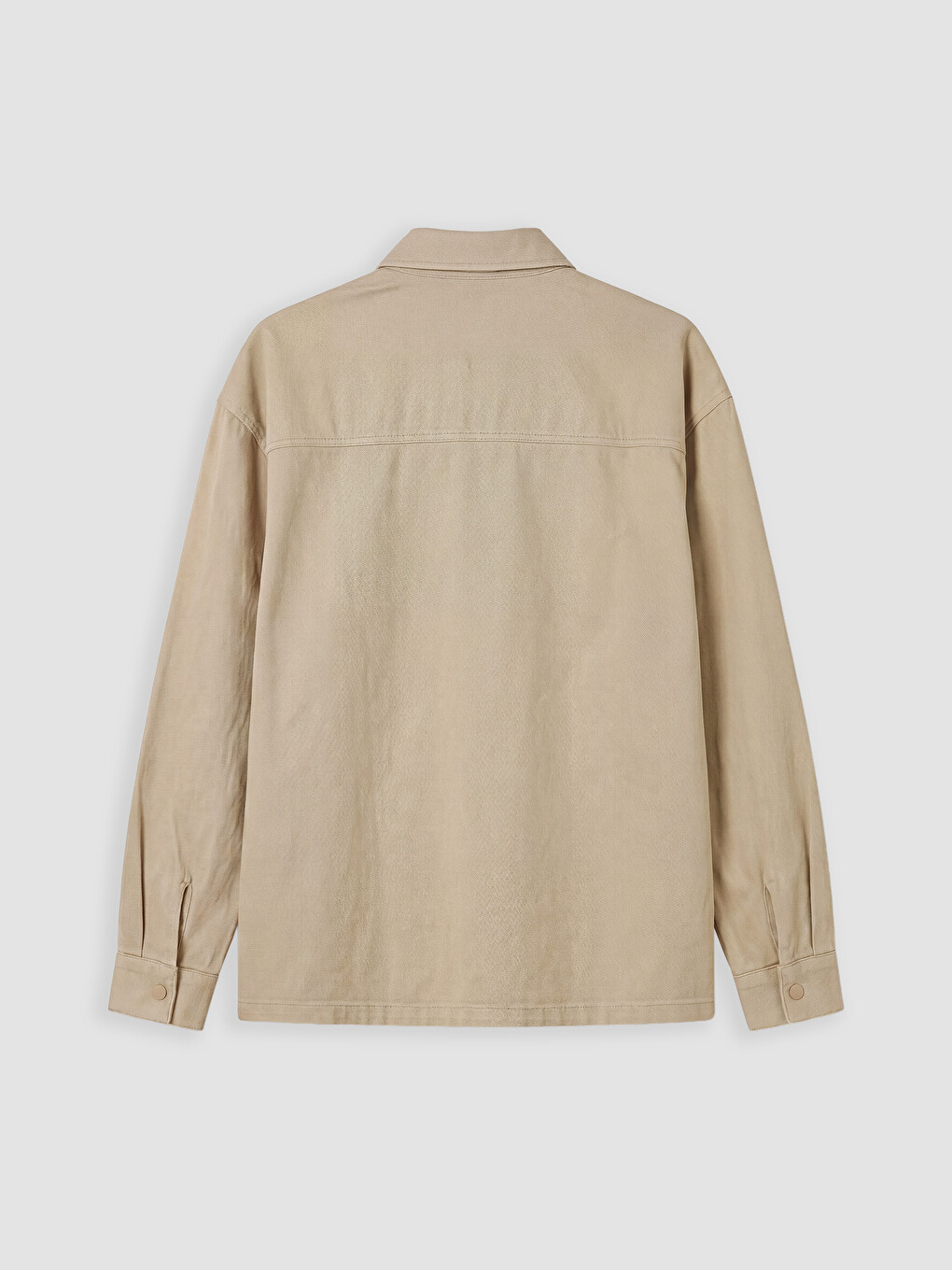 Relax Fit Erkek Gabardin Gömlek Ceket-5
